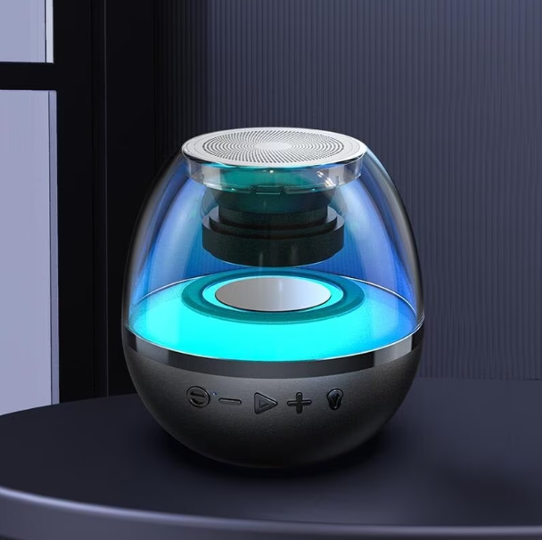 Mini boxa portabila cu extra bass RGB sunet 360 HD bluetooth Q YXB150