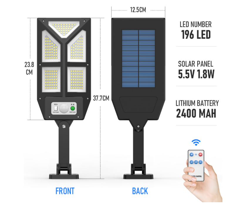 Lampa solara tip stradala LF-1912B COB
