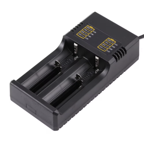 Incarcator universal cu 2 porturi pentru Acumulatori Li-Ion