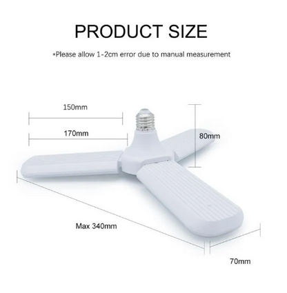 Bec led tip elice cu 3 brate 45 w soclu E27