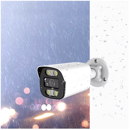 Camera supraveghere DVR/NVR Andowl Q SX070 4K infrarosu 20m IP66 alb
