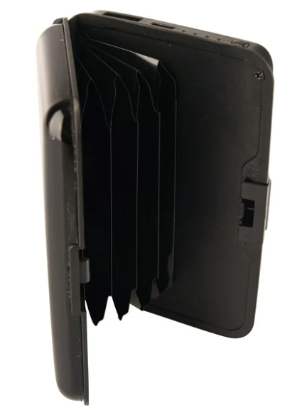 E-Charge Wallet ALBASTRU Portofel Carduri si Incarcator Baterie Externa 2in1