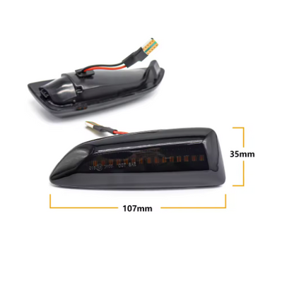 Set 2 bucati lampi semnalizari laterale aripa, dinamice Opel Astra J, K, Insignia B, Zafira C