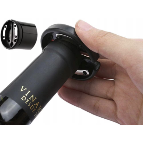 Set tirbuson electric pentru sticle de vin 4 accesorii cutter pentru taierea sigiliului aerator dop cu pompa vid