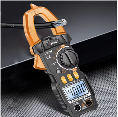 Clampermetru Cleste ampermetric digital pentru masurare tensiune intensitate rezistenta diode si continuite in circuit
