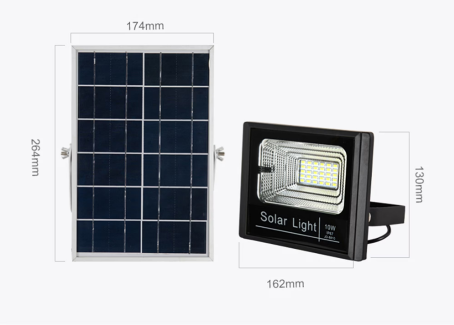Kit proiector solar 60W cu telecomanda