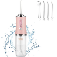 Irigator bucal electric, 3TREPTE de presiune,8 capete curatare, fara fir, IPX6, Rezervor 220 ML