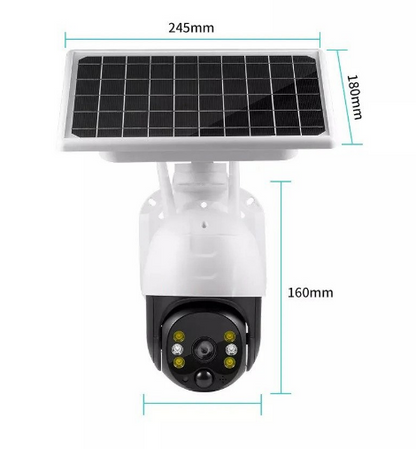 CAMERA DE SUPRAVEGHERE, WIRELESS, CU PANOU SOLAR, 1080P, WIFI, INFRAROSU