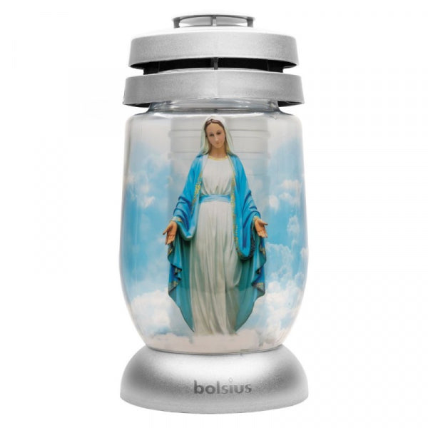 Candela Bolsius din Sticla 3l Maica Domnului 36h