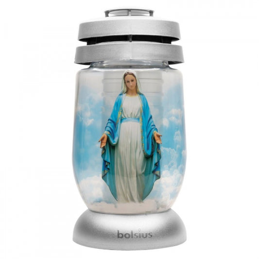 Candela Bolsius din Sticla 3l Maica Domnului 36h