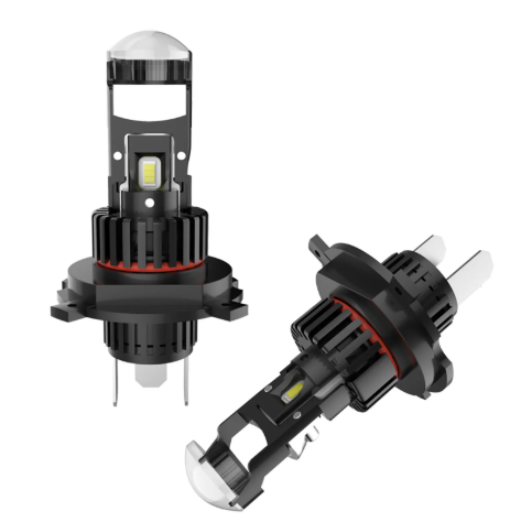 Set 2 becuri led cu lupa pro H4 LED K88 280w 12V 6500k