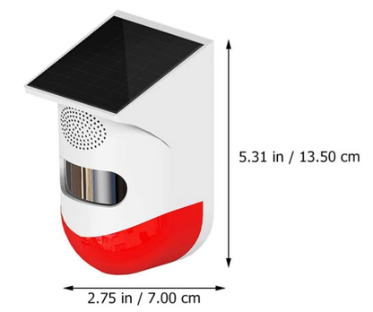 Alarma solara cu telecomanda Q BJ200 pentru exterior