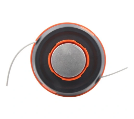 Cap motocoasa buton metal gri+portocaliu MX144