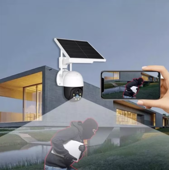 Camera de Supraveghere 4G cu Panou Solar V380 PRO 4MP 2K SLR2K
