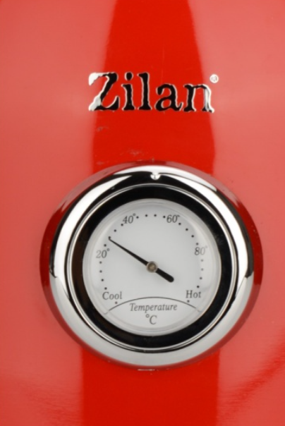 Fierbator RETRO Zilan ZLN7033 Rosu, Capacitate 1.7 Litri, Putere 2200W, Rotire 360