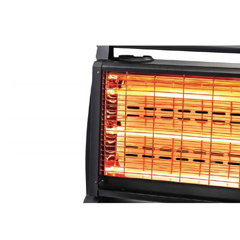 Incalzitor cu 3 rezistente Floria ZLN6180 Negru, putere 1500 W, intrerupator de siguranta