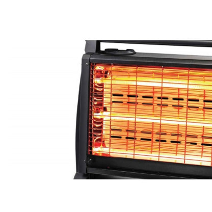 Incalzitor cu 3 rezistente Floria ZLN6180 Negru, putere 1500 W, intrerupator de siguranta