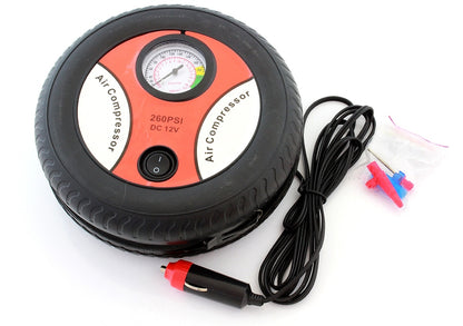 Compresor aer auto In forma de anvelopa ,12V, 260PSI, 20L/Minut