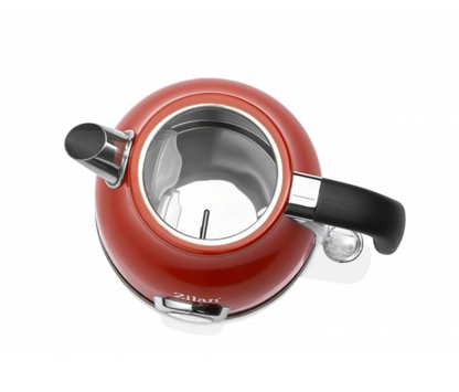 Fierbator RETRO Zilan ZLN7033 Rosu, Capacitate 1.7 Litri, Putere 2200W, Rotire 360