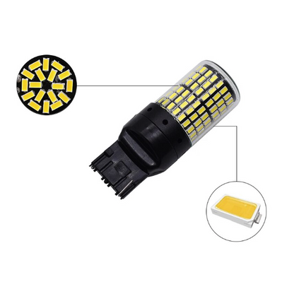 Set de 2 Becuri T20 semnal auto 144 led