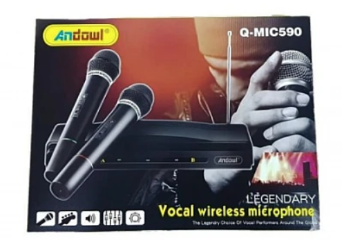 Set 2 microfoane wireless karaoke MIC590