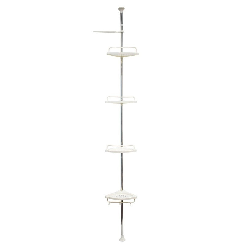 RAFT TELESCOPIC DE PERETE PENTRU BAIE, 4 POLITE