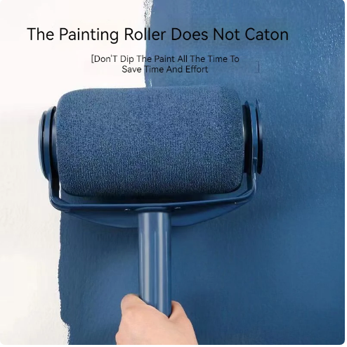Trafalet Paint Roller Profesional cu umplere + rezervor recipient,brat extensibil