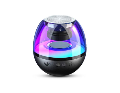 Mini boxa portabila cu extra bass RGB sunet 360 HD bluetooth Q YXB150