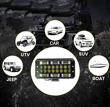 Proiector LED Auto Offroad 198W 2 Faze