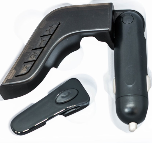 Kit modulator MP3 Handsfree cu casca bluetooth 12V V9 2 x USB output