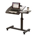 Masuta laptop din metal cu blat laminat, inaltime reglabila
