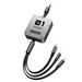 Cablu de date cu 3 mufe diferite Q SJ100 de 100W