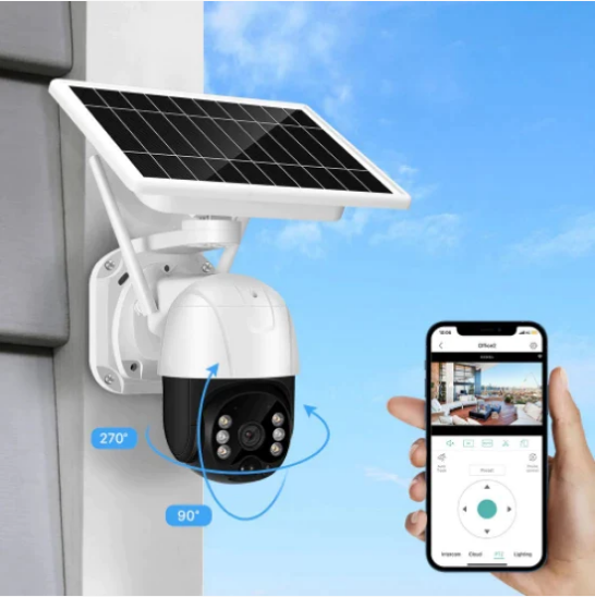 CAMERA DE SUPRAVEGHERE, WIRELESS, CU PANOU SOLAR, 1080P, WIFI, INFRAROSU