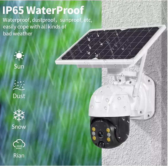 CAMERA DE SUPRAVEGHERE, WIRELESS, CU PANOU SOLAR, 1080P, WIFI, INFRAROSU