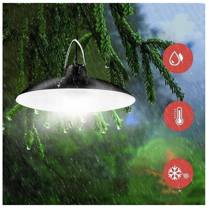 LAMPA SOLARA 16 LED-URI CU ABAJUR