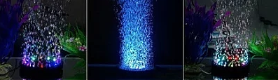 Lampa LED pentru acvariu Andowl Q TL50 cu bule iluminare RGB