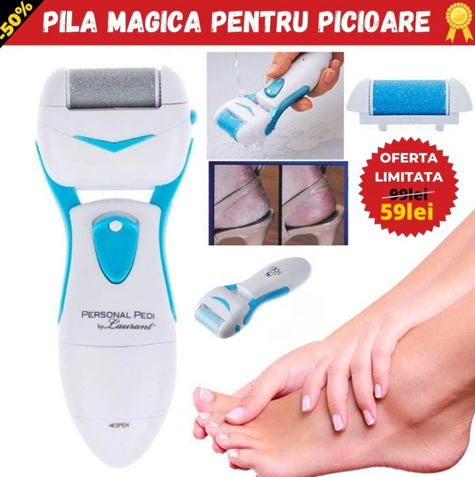 PILA MAGICA PENTRU NETEZIREA CALCAIELOR