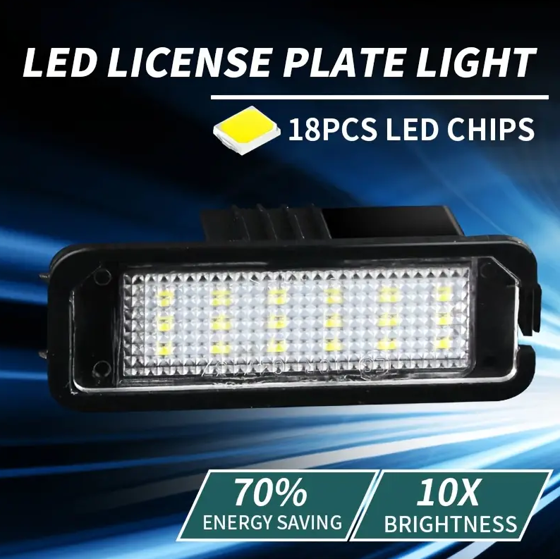 Lampi numar LED VW Golf 4 5 6 7 Lupo Passat CC 2008-2012 Passat 4D Passat cc 09 New Beettle/Cabrio Polo/Derby Phaenton EOS cu Canbus