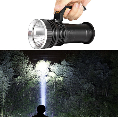 Lanterna pentru mana, incarcare la priza si auto, 20 W, 800 lumeni