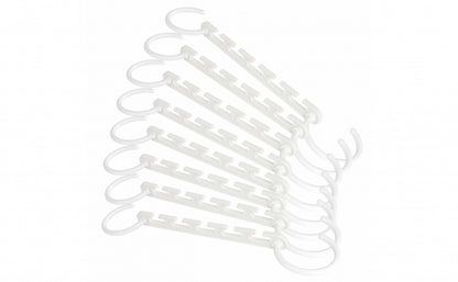 Set 8x Umerase Magic organizatoare haine, economisire 50% spatiu, Wonder hanger, alb