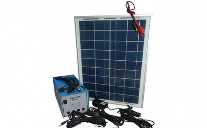 KIT CU PANOU SOLAR CU ACUMULATOR INTERN - IESIRE 220V, PUTERE 100W