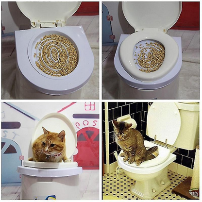 KIT PENTRU EDUCAREA PISICILOR LA TOALETA
