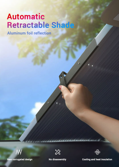 COPERTINA PARASOLAR AUTO IMPOTRIVA RAZELOR UV, FIXARE PRIN VENTUZE