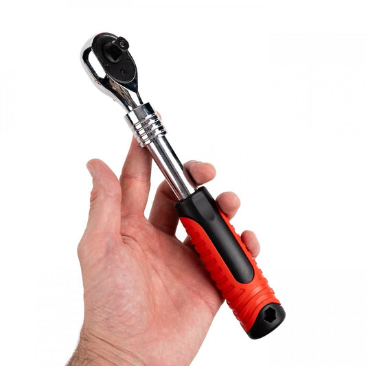Antrenor telescopic cu clichet cu 3 capete interschimbabile