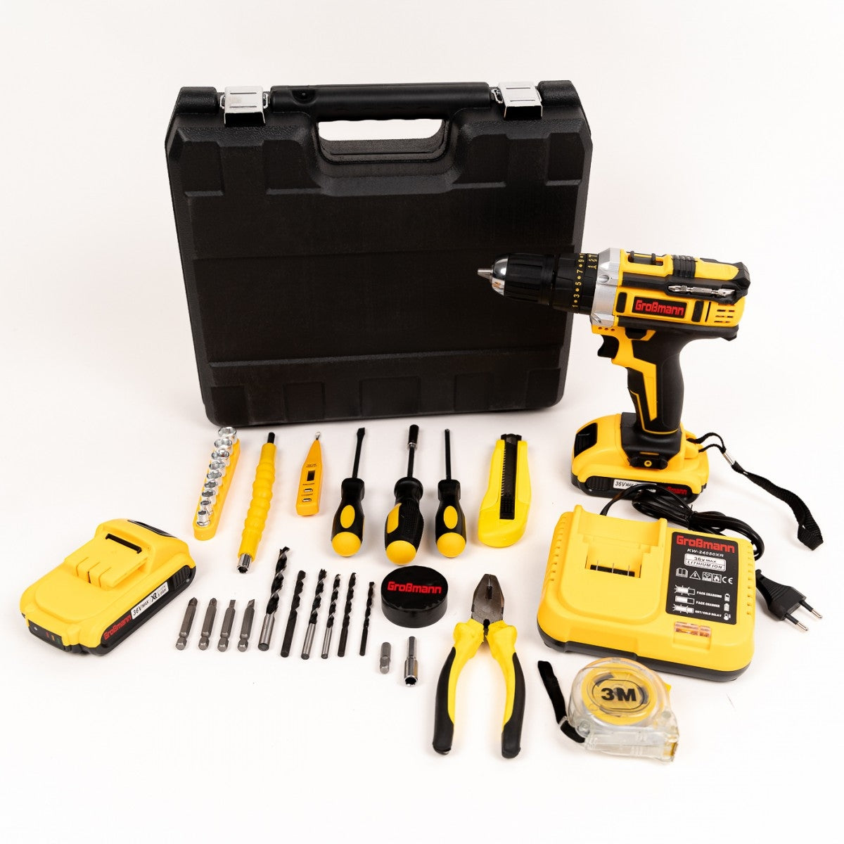 Trusa Bormasina cu 2 acumulator si incarcator + 30 Accesorii