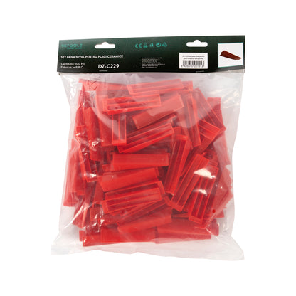 Set pana nivel pentru placi ceramica 100 pcs/buc