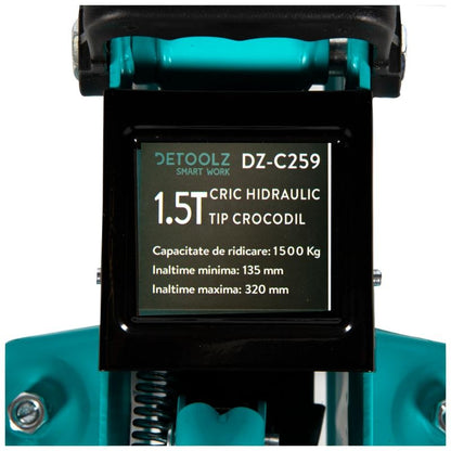 Cric hidraulic 1.5T tip crocodil