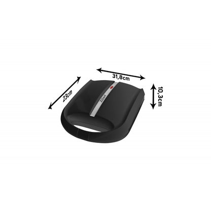 Aparat pentru preparat nuci Zilan Negru 1600W, indicator luminos, Placi Neaderente
