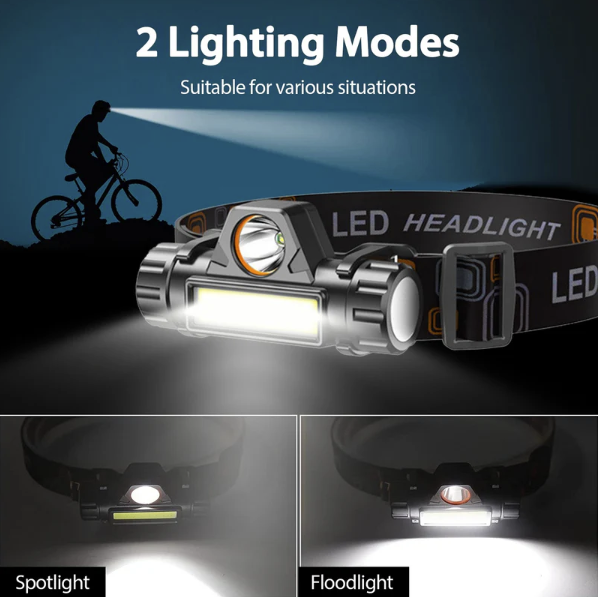 Lanterna de cap AS 51740 cu LED COB