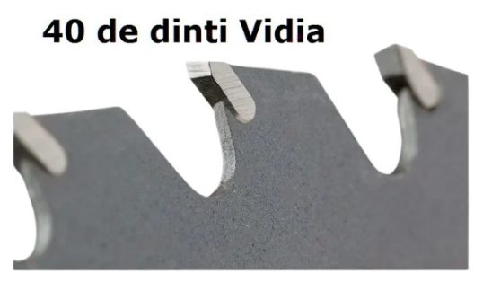 Disc pentru motocoasa 230 x 40T cu aripi Craft tec MX628